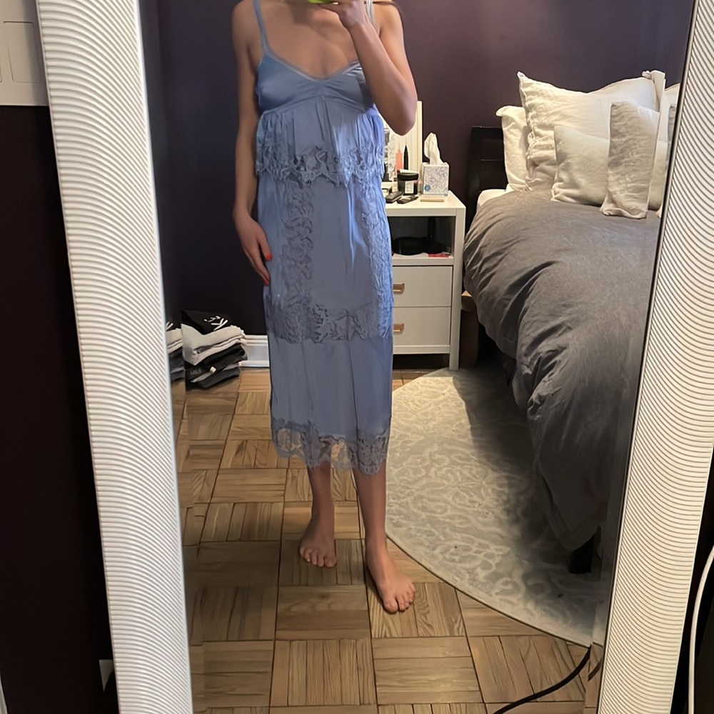 NWT Show Me Your Mumu Alessa Skirt & Leela Tank | Periwinkle Lace | Both Small